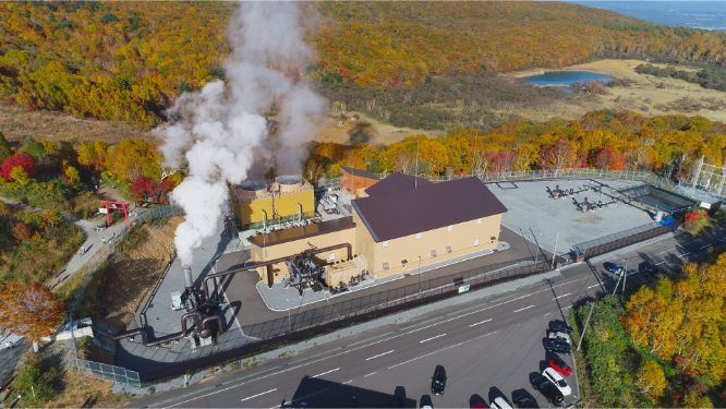 岩手県八幡平市　松尾八幡平地熱発電所