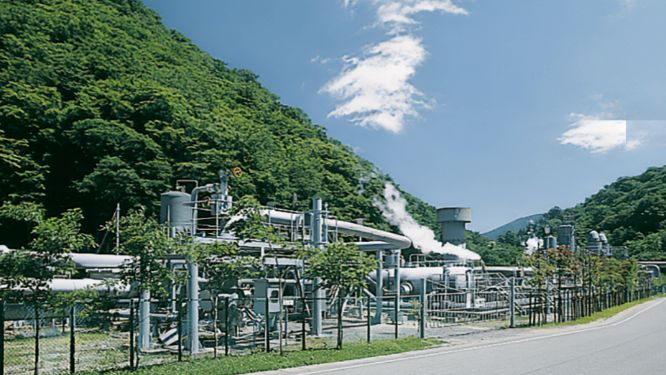 岩手県雫石町　葛根田地熱発電所