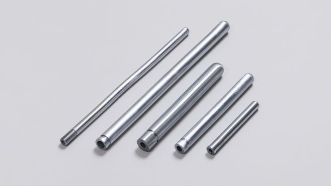 Metal chromium protection tube