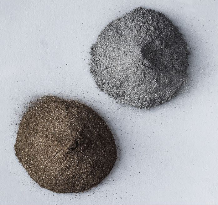 Manganese ferroalloy powder