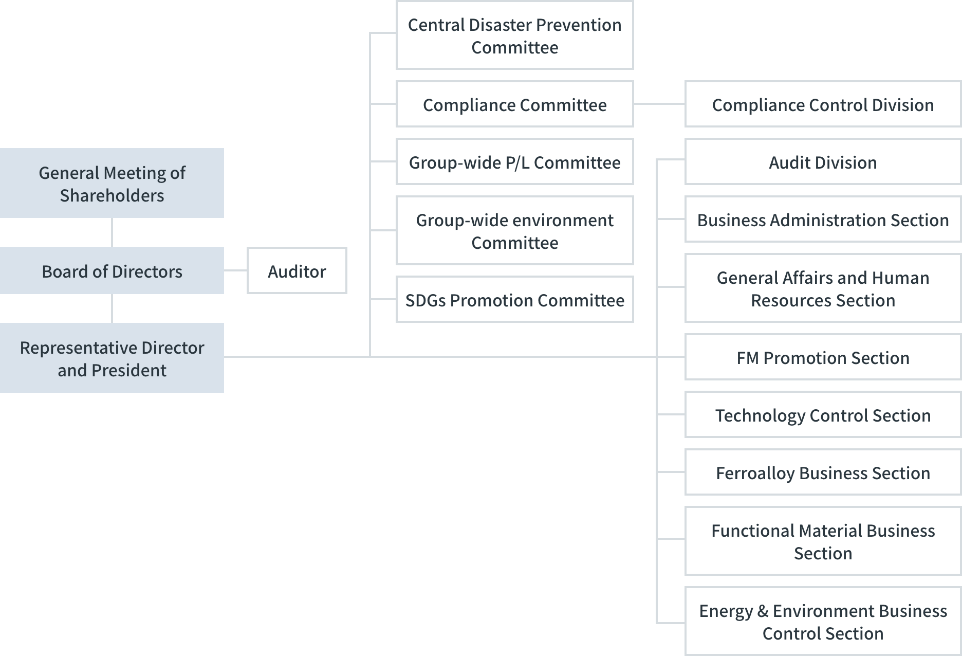 Corporate governance structure